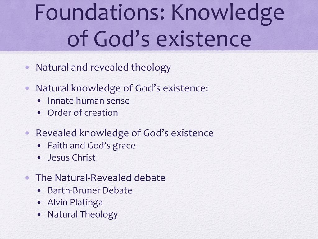 humans have an innate knowledge of god essay