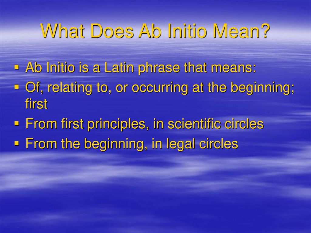 What Does Ab Initio Mean Ppt Download ab-initio-approach-to-electronic-conductivity-calculations-for
