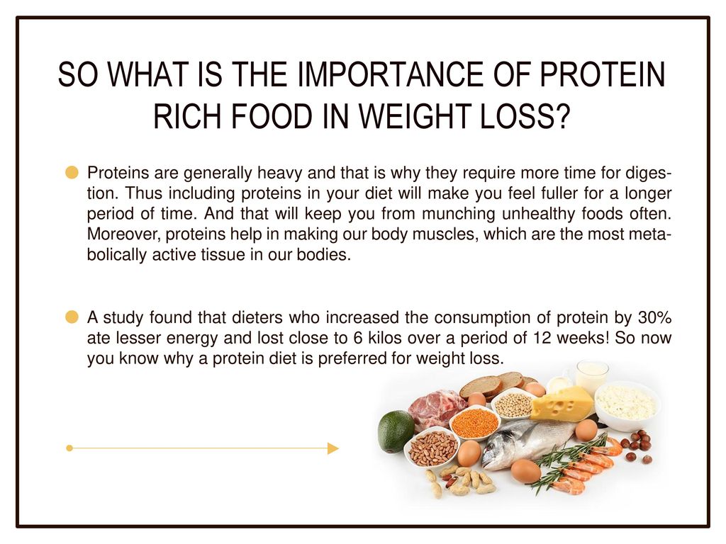 protein diet for weight loss
