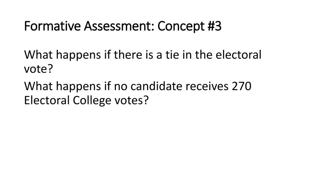 Formative Assessment: Concept #3