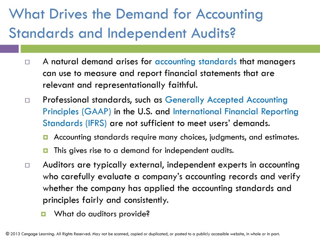 What Drives the Demand for Accounting Standards and Independent Audits