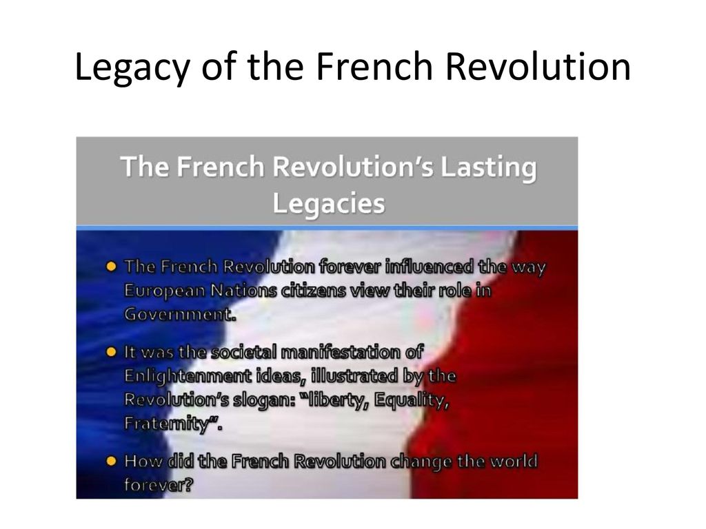 legacy of french revolution