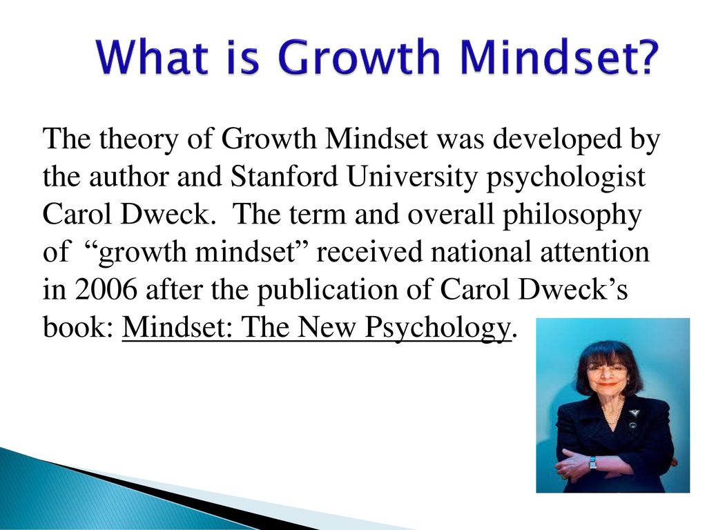 What is Growth Mindset