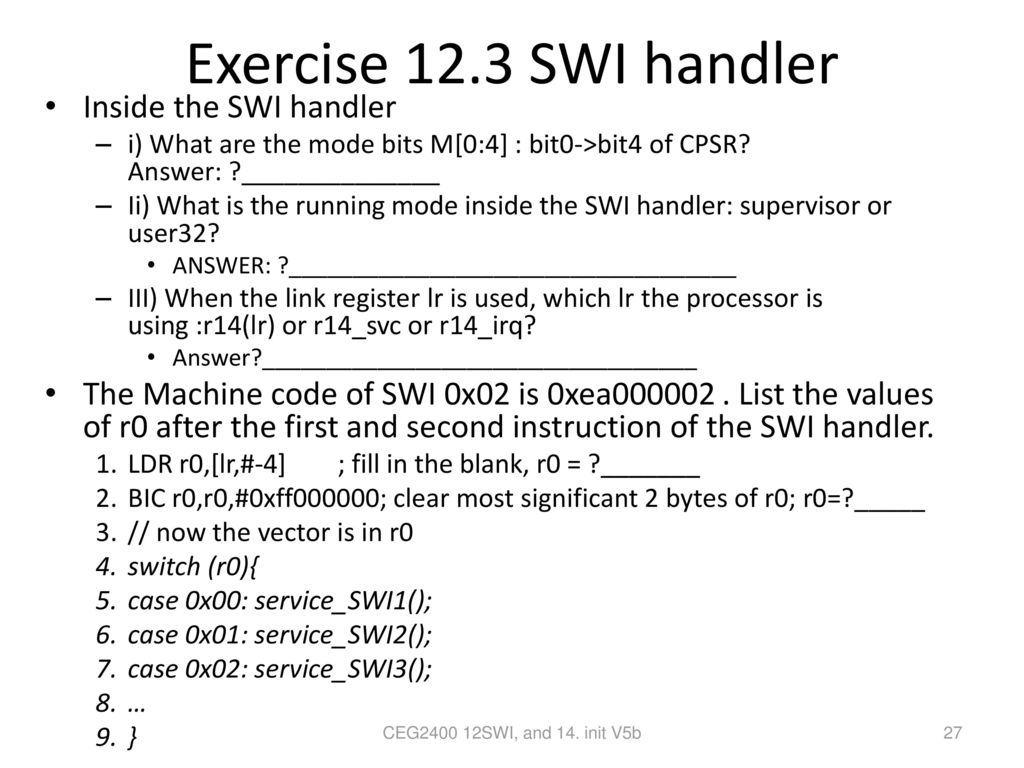 Chapter 12 Software Interrupts SWI And Exceptions Ppt Download chapter-12-software-interrupts-swi-and-exceptions-ppt-download