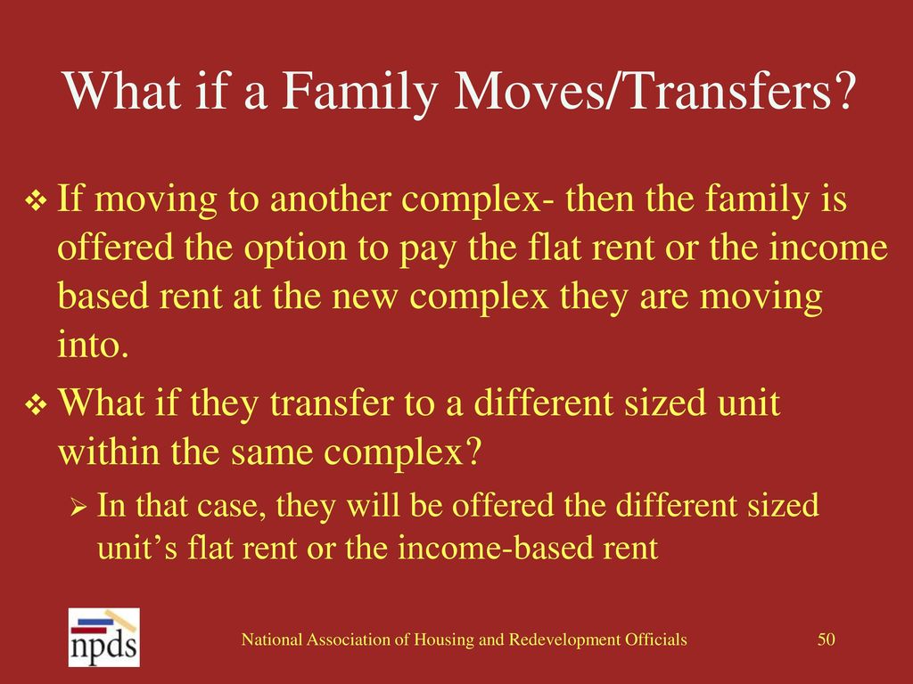 What if a Family Moves/Transfers