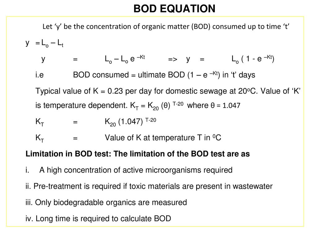 Sewage Or Waste Water Characteristics Ppt Download