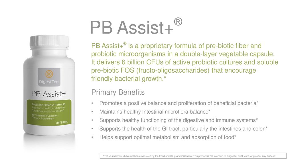 PB Assist+® Primary Benefits