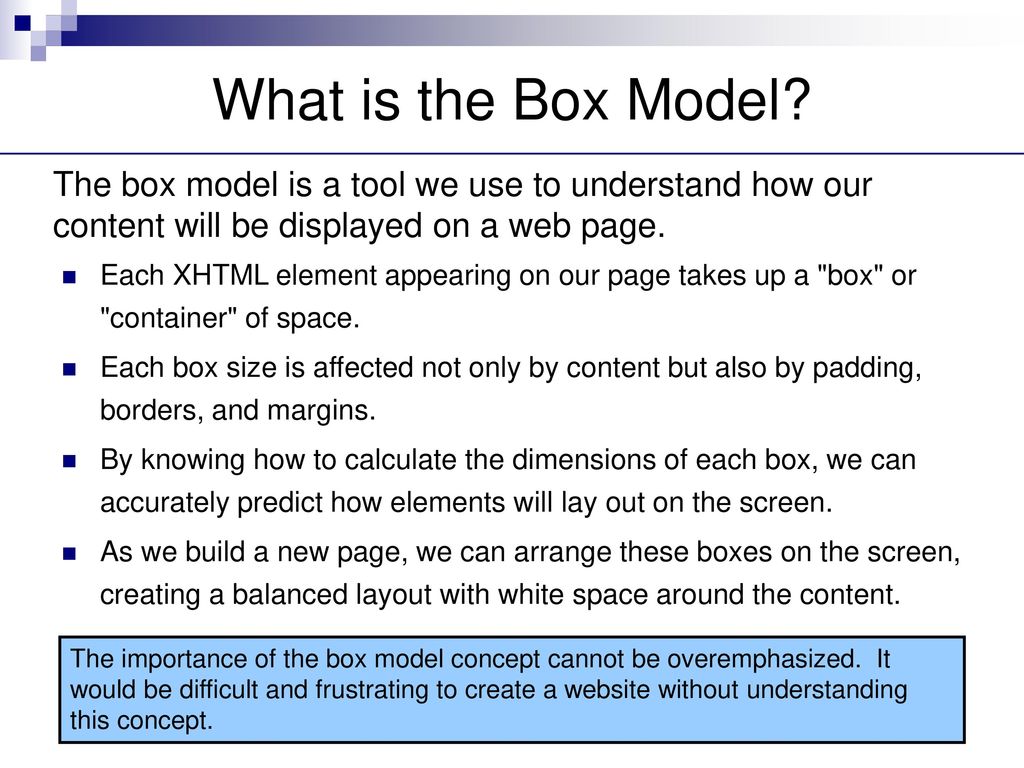 CSS Box Model. - ppt download