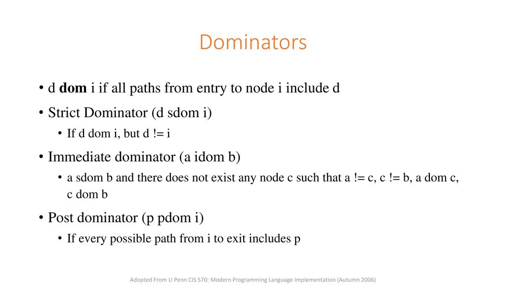 Basic Program Analysis - ppt download