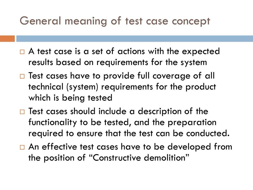 WRITING TEST CASES AND TEST DATA FOR IT - ppt download