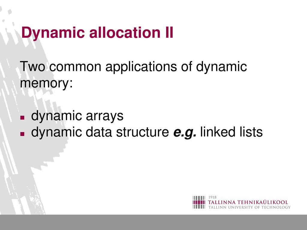 PROGRAMMING II( Dynamic Memory I) - ppt download