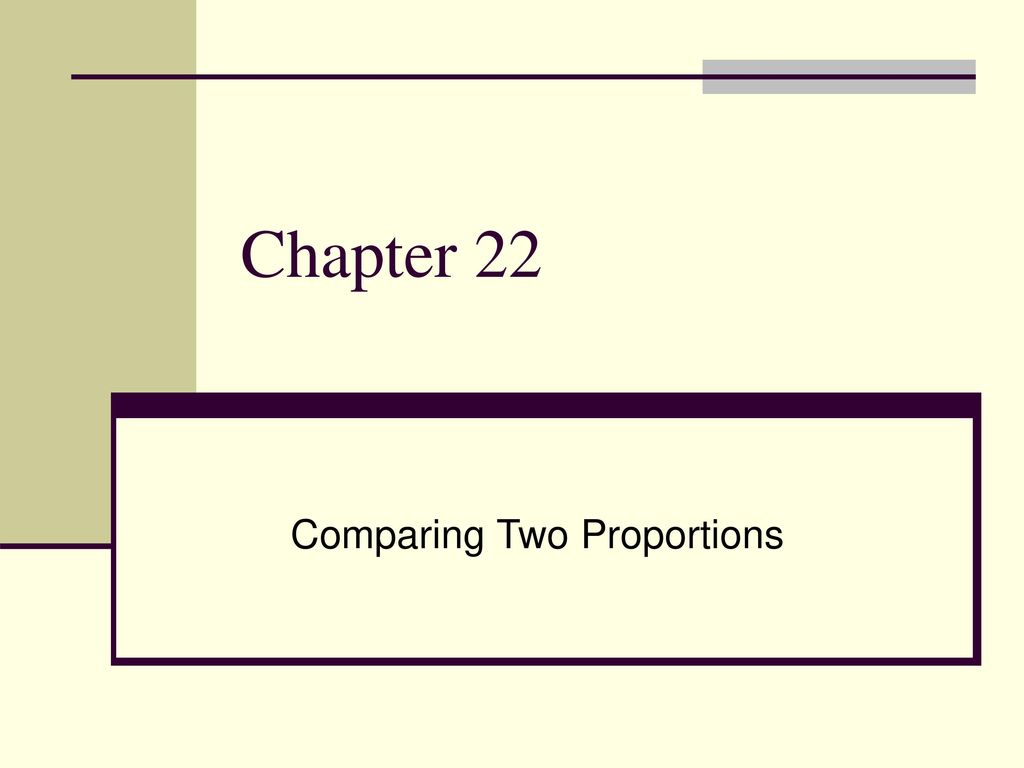 Comparing Two Proportions Ppt Download 2390