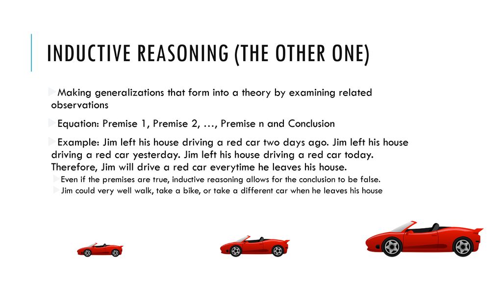 Inductive Reasoning (the other one)