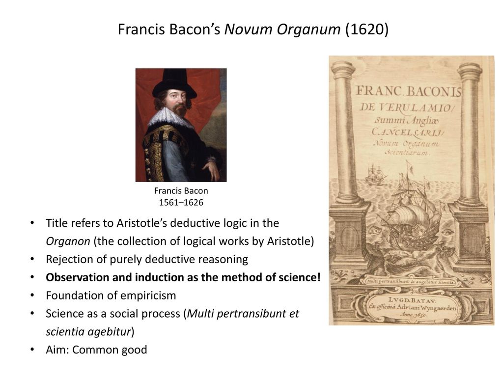 francis bacon novum organum summary