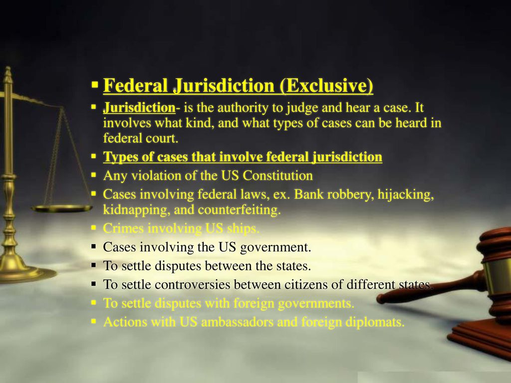 The Federal Court System In The United States ppt download