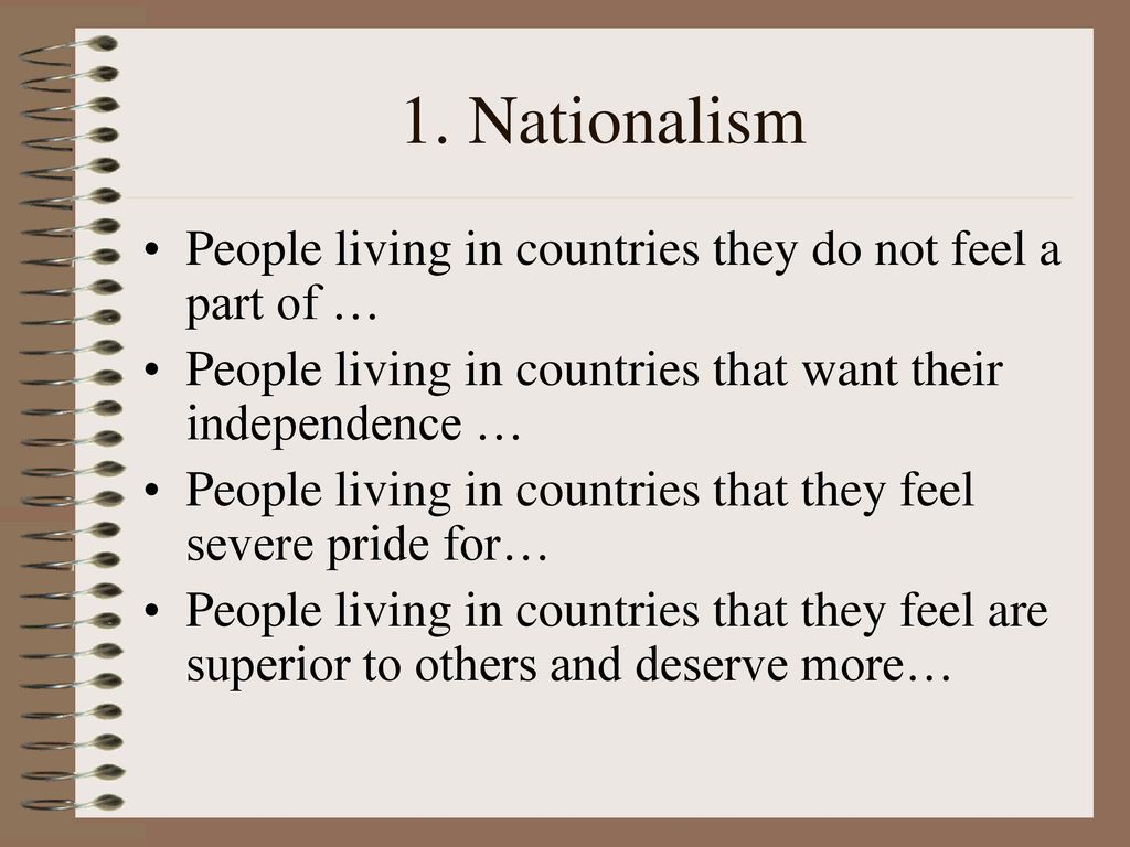 The Complex Tapestry – Independence and Nationalism in the Developing World The Complex Tapestry – Independence and Nationalism in the Developing World