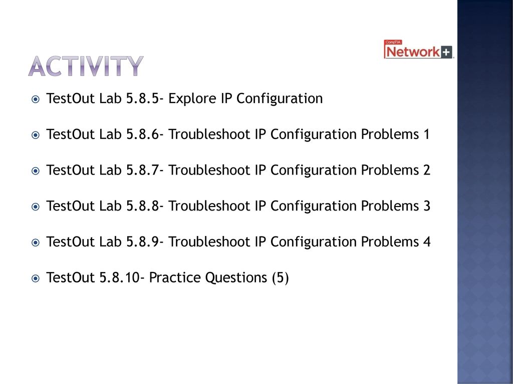 Troubleshooting ip chapter 5e ppt download