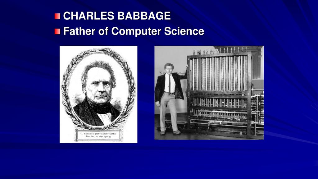 CHARLES BABBAGE Father of Computer Science