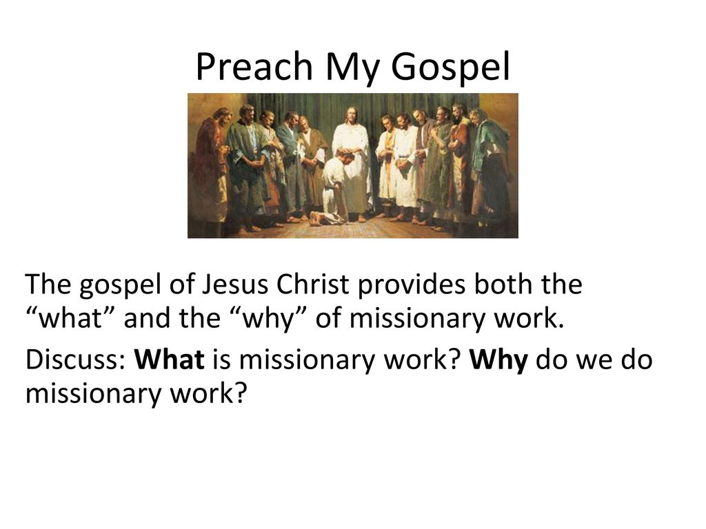 What Is My Purpose As A Missionary Ppt Download