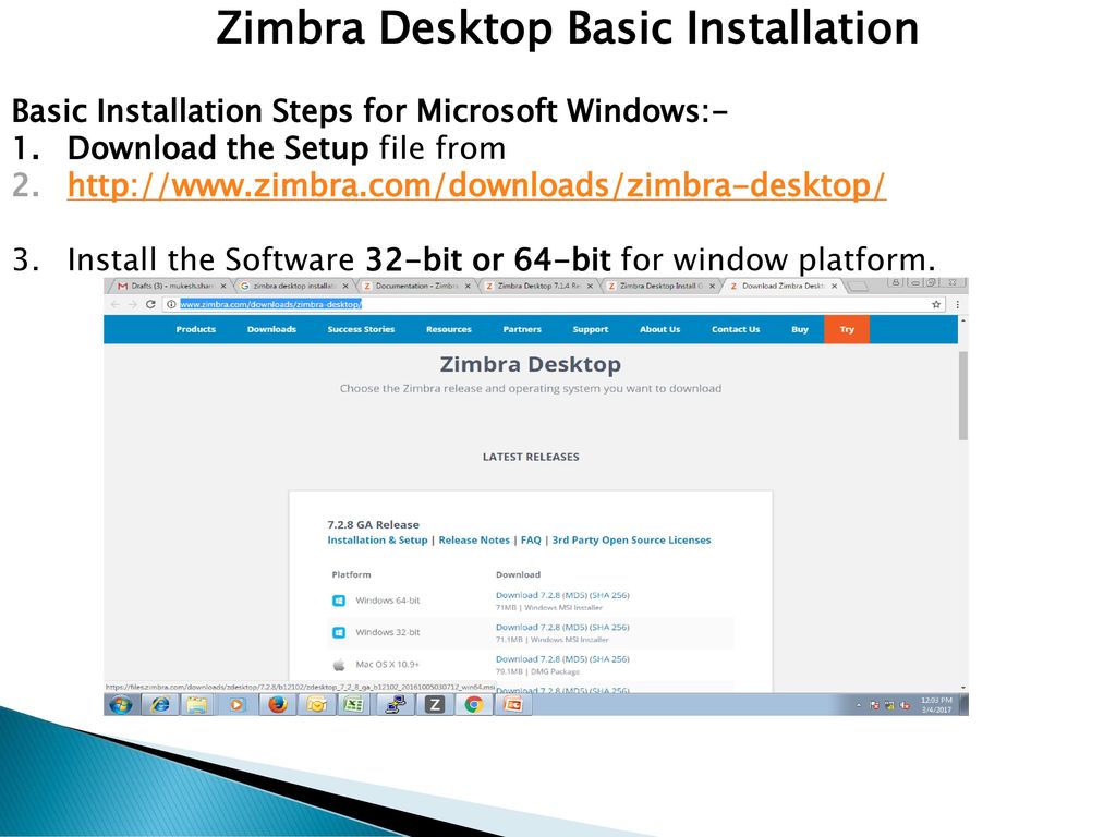 ZIMBRA DESKTOP USER MANUAL - ppt download