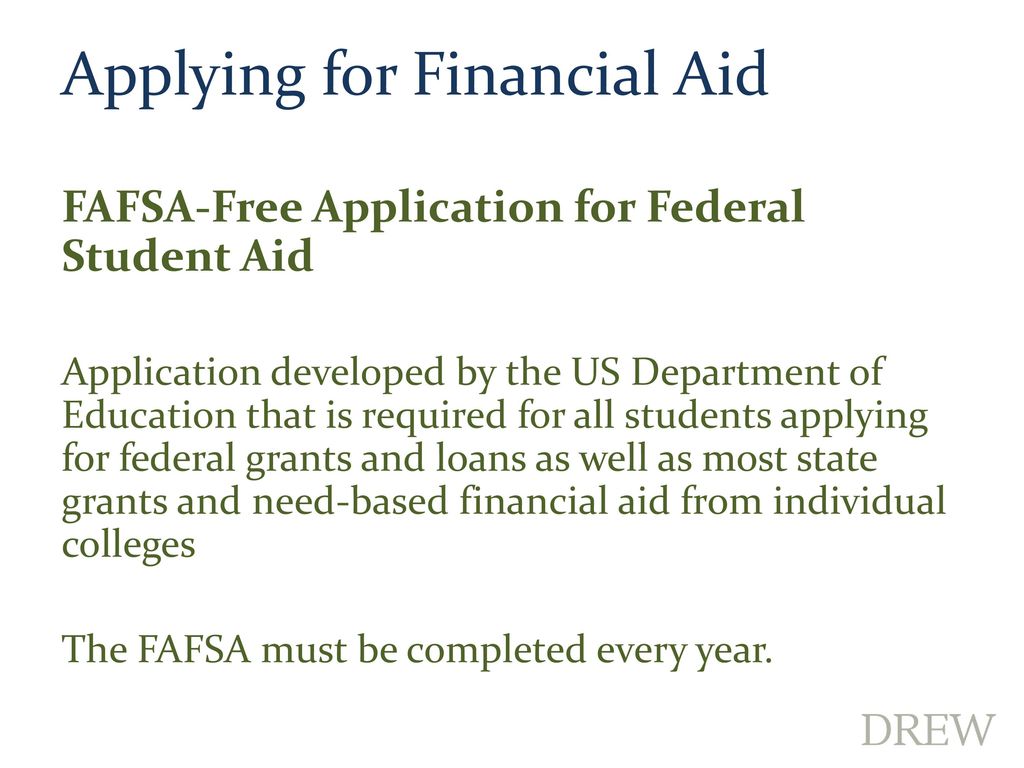 An Introduction to Financial Aid - ppt download