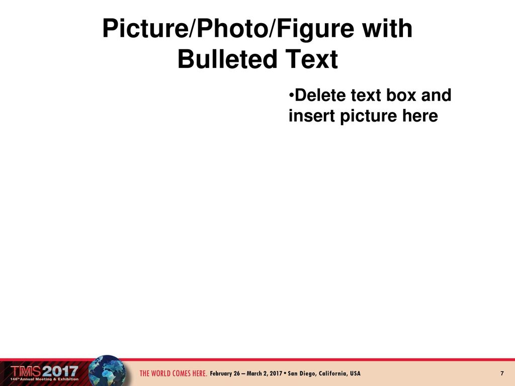 Picture/Photo/Figure with Bulleted Text