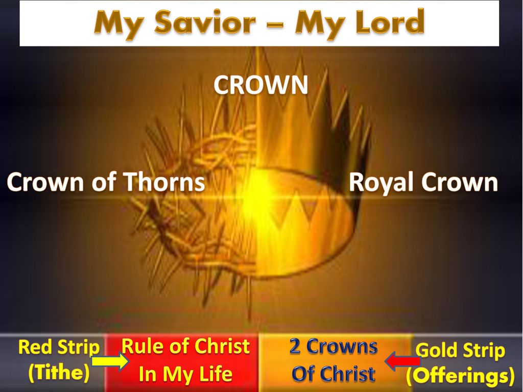 My Savior – My Lord CROWN Crown of Thorns Royal Crown Rule of Christ