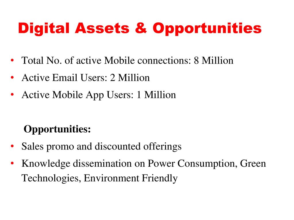 Digital Assets & Opportunities