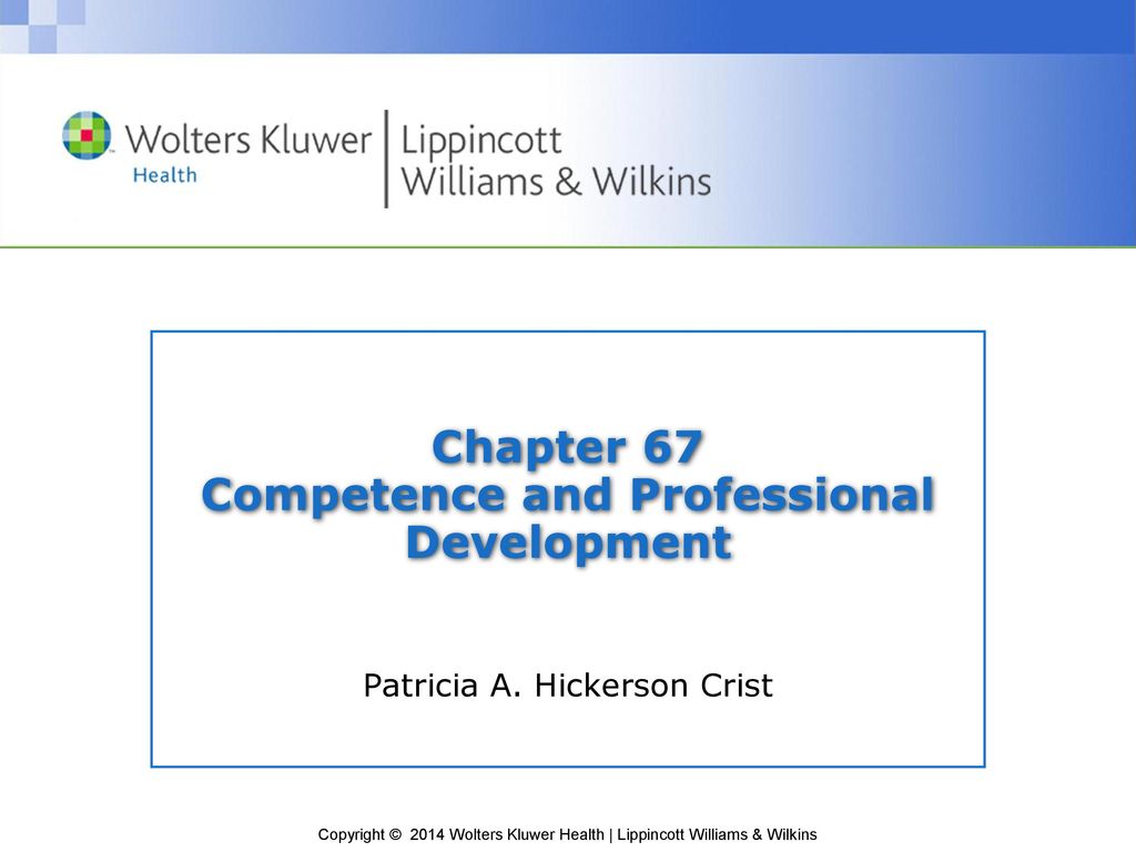 Chapter 67 Competence and Professional Development