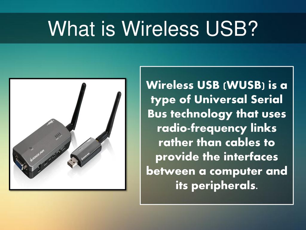 Wireless USB. - ppt download