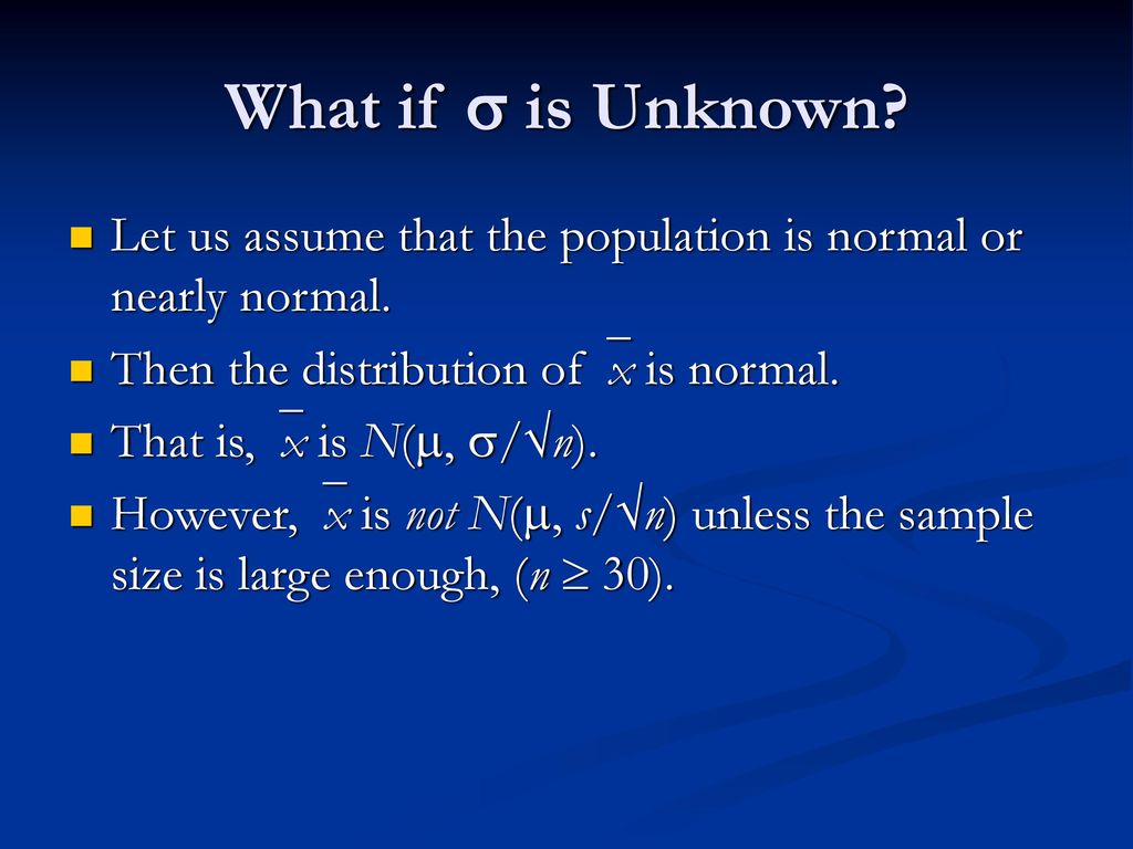 Student S T Distribution Ppt Download