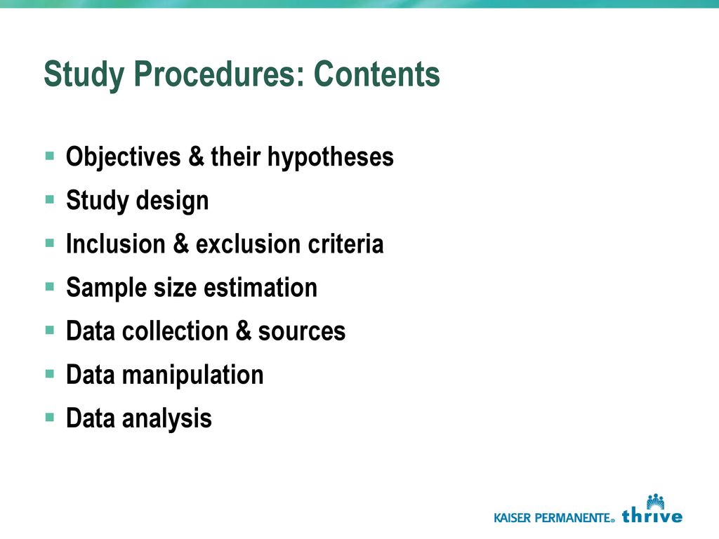 ASPIRE Class 4 Study Procedures and Data Elements, Sources, Uses, and ...