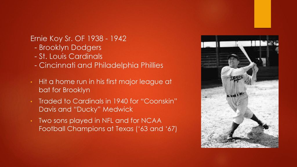 Major League Players from the University of Texas - ppt download