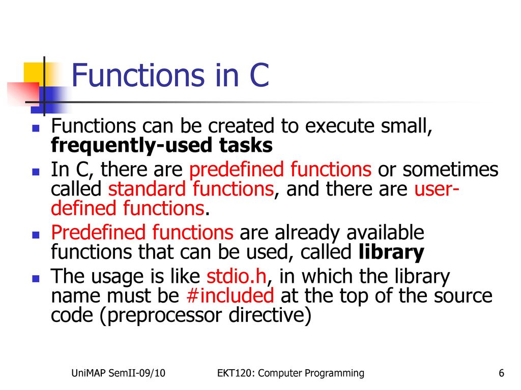 EKT120: Computer Programming - ppt download