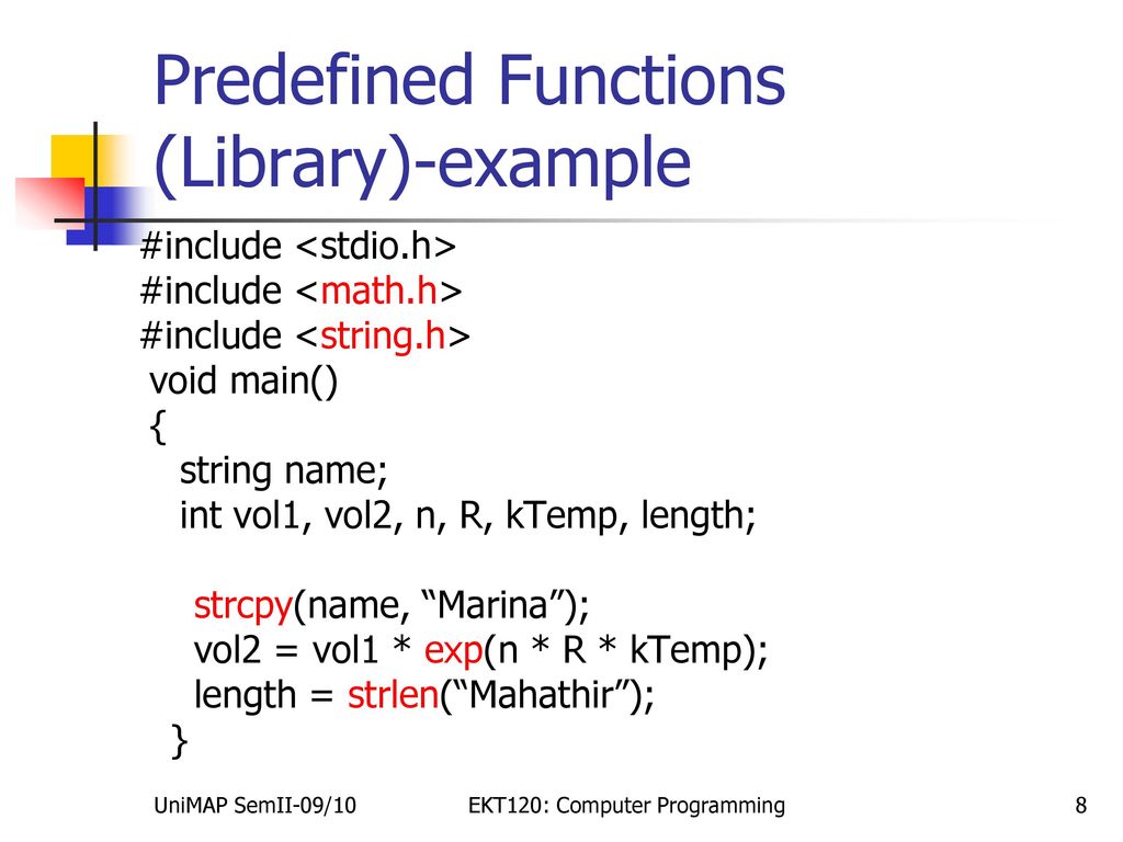 EKT120: Computer Programming - ppt download