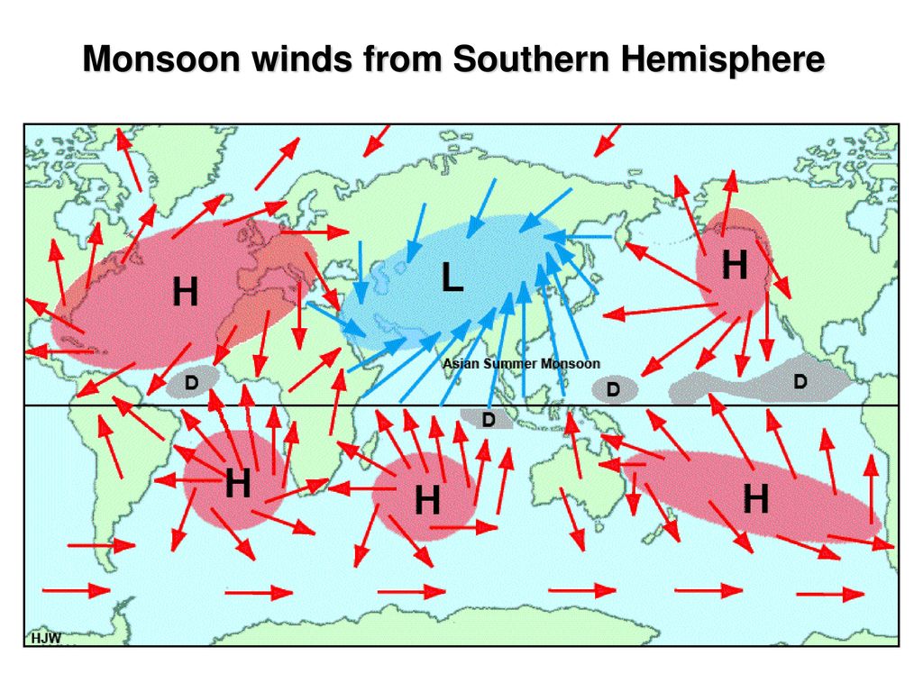 Summer Monsoon regimes of the World - ppt download
