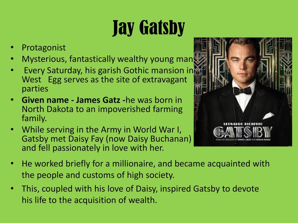 The Great Gatsby F. Scott Fitzgerald. Character Analysis: Nick Carraway  Yale Grad Cousins with Daisy and Tom Narrator of the story Comes of age. -  ppt download