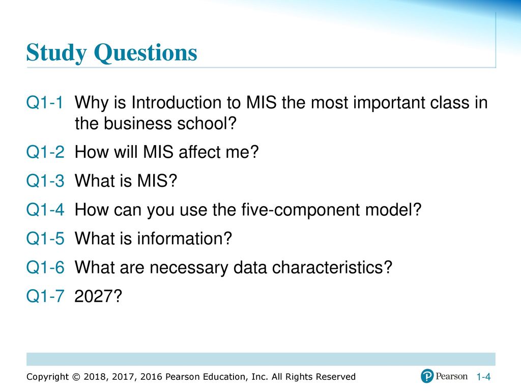 Using MIS 10th Edition Chapter 1 The Importance of MIS. - ppt download