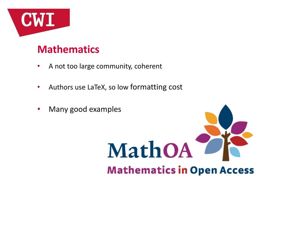 Mathematics in open access ppt download