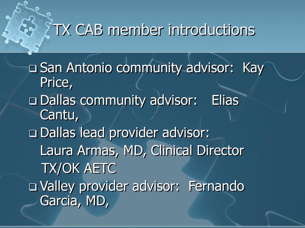 Texas medical monitoring project ppt download
