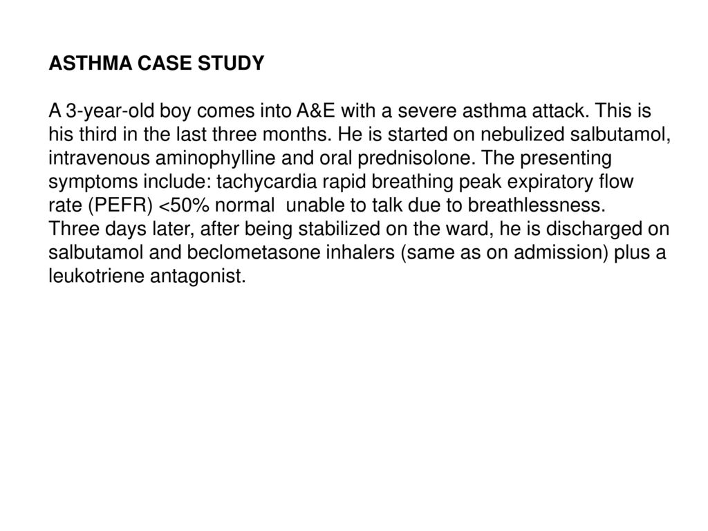 asthma hesi case study joshua