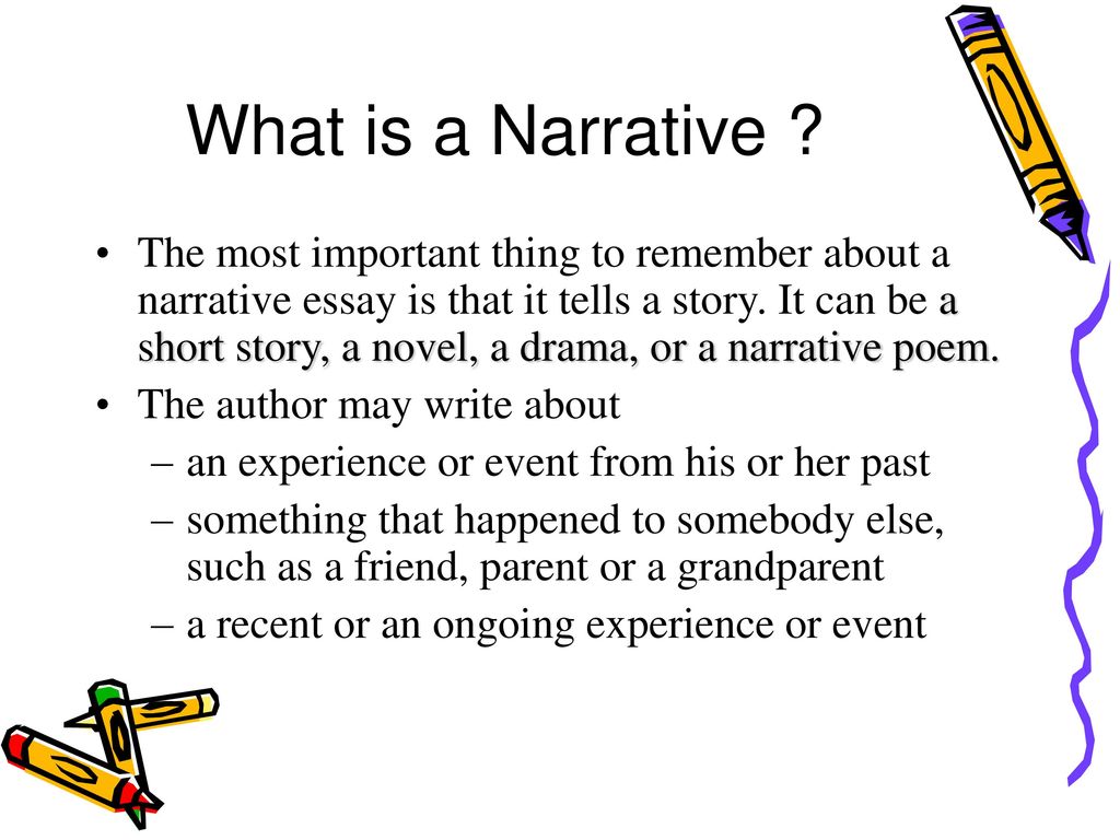 Narrative Essay Mrs.Narasimhalu. - ppt download