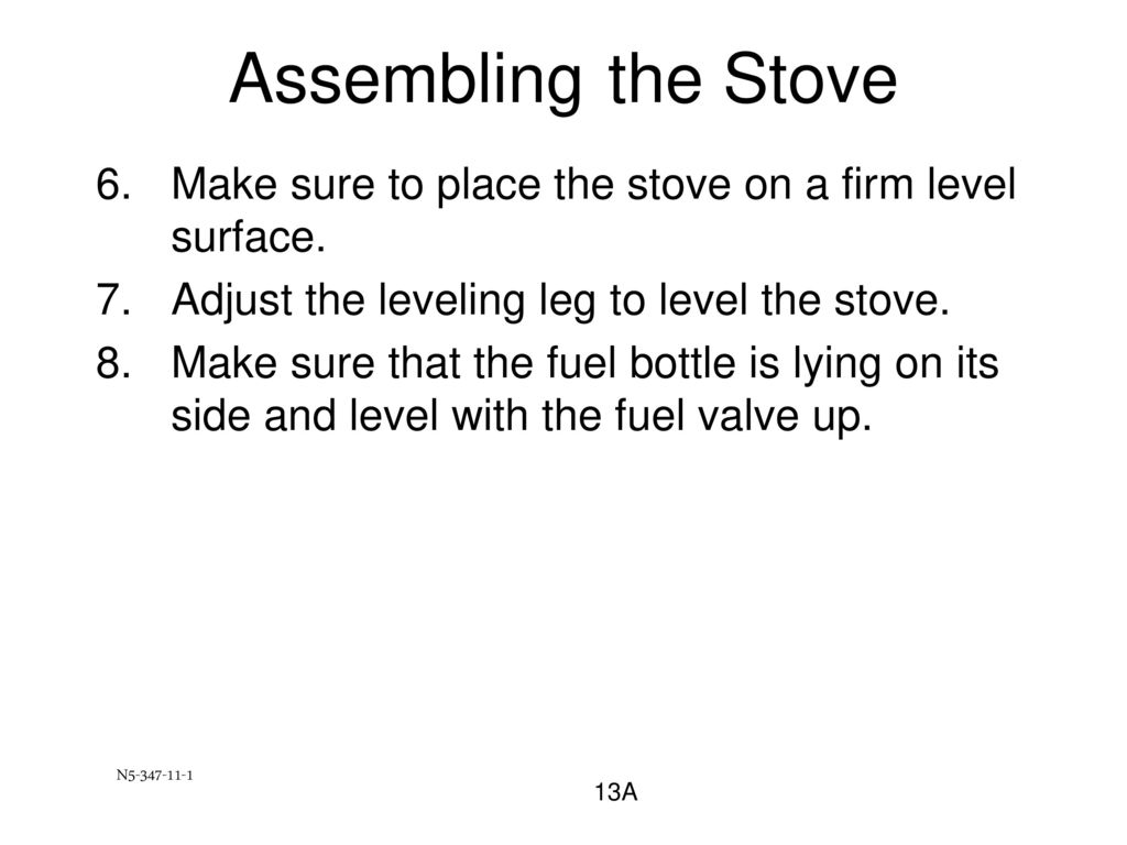 Skills Instruction Backpacking Stoves ppt download