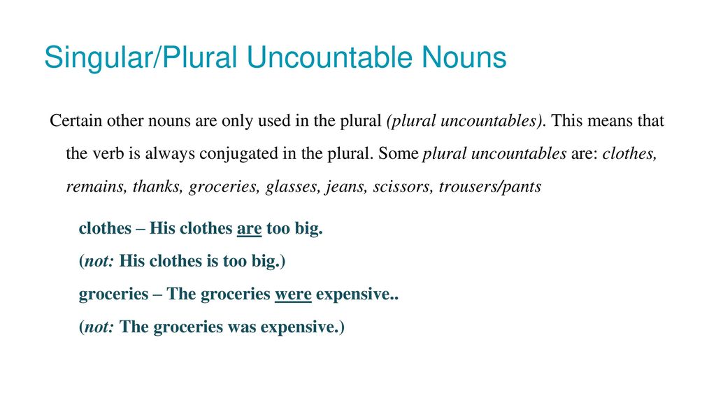 Singular and Plural Unit 79 | PDF | Plural | Linguistics