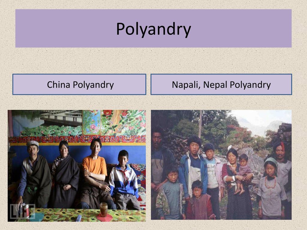 Usa polyandry in the Polygamy in