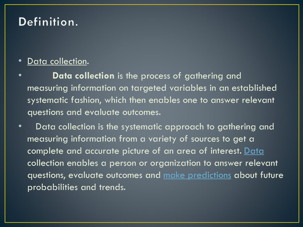 Collection Meaning