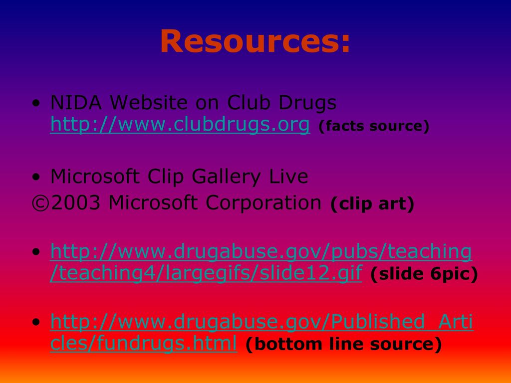 the-truth-about-club-drugs-ppt-download
