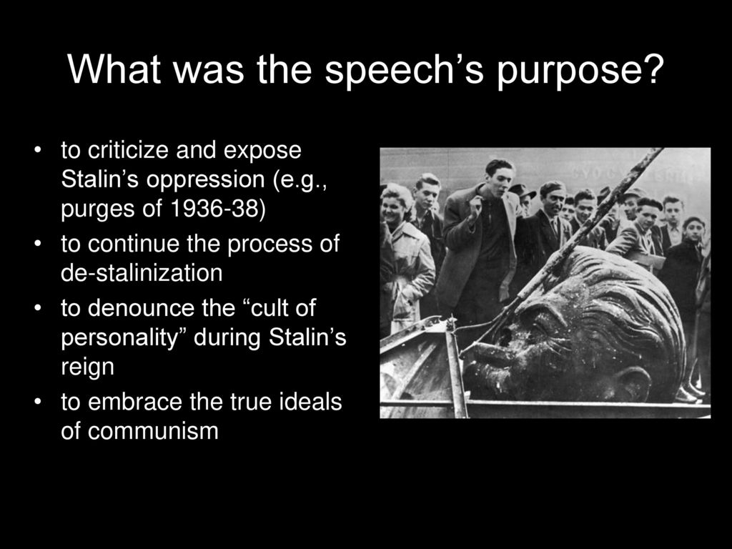 Nikita Khrushchev's Secret Speech - ppt download