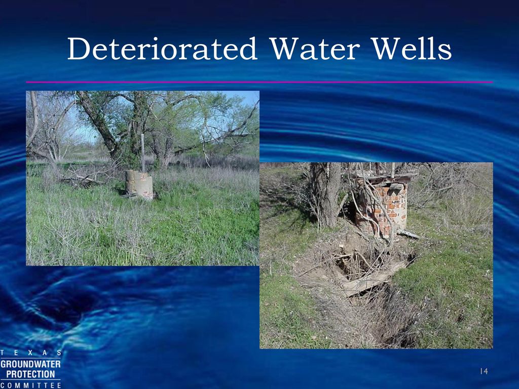 Deteriorated Water Wells