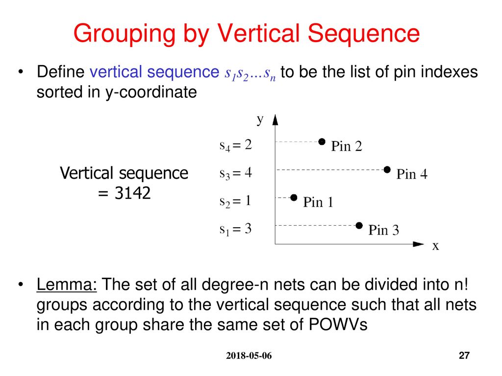 Grouping by Vertical Sequence
